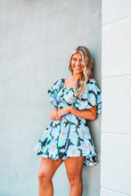 Load image into Gallery viewer, In The Flare Tonight Floral Mini Dress
