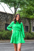 Load image into Gallery viewer, You Ain&#39;t Green Nothing Button Up Dress
