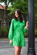 Load image into Gallery viewer, You Ain&#39;t Green Nothing Button Up Dress
