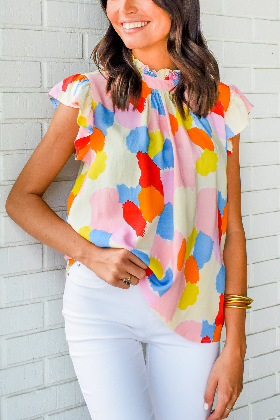 Hot Spots Multicolor Top