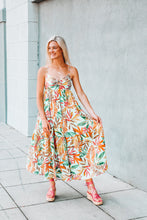Load image into Gallery viewer, Shake Your Palm Palms Tropical Midi Dress
