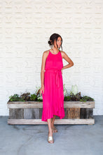Load image into Gallery viewer, Days Gone Tie Waist Midi Dress
