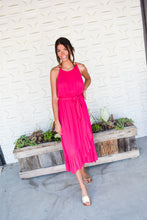 Load image into Gallery viewer, Days Gone Tie Waist Midi Dress
