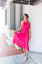Load image into Gallery viewer, Days Gone Tie Waist Midi Dress
