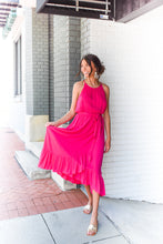 Load image into Gallery viewer, Days Gone Tie Waist Midi Dress

