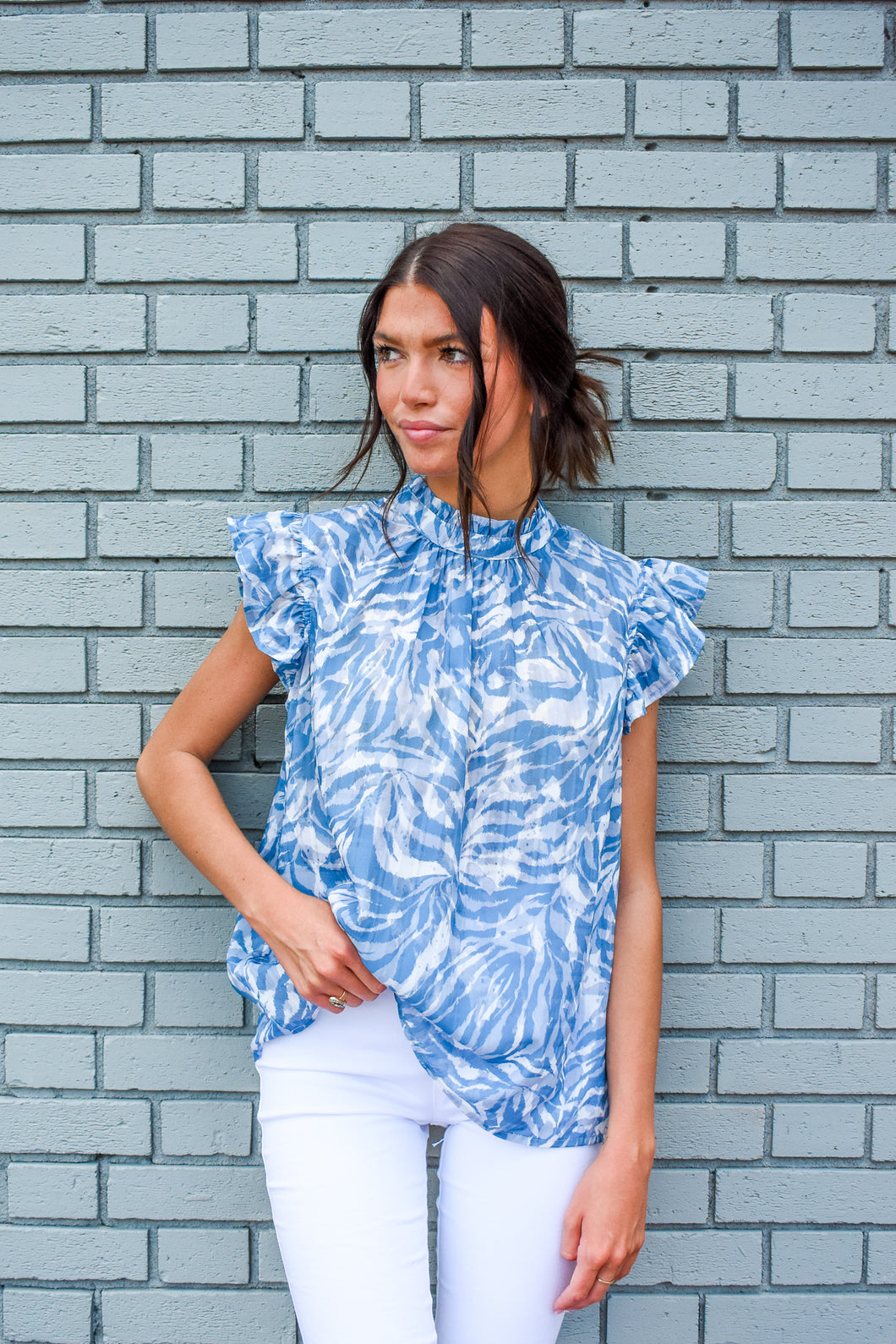 Gimme One Reason Printed Top