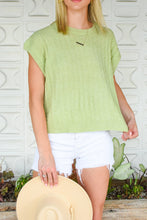 Load image into Gallery viewer, A Green Escape Sleeveless Sweater
