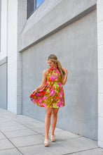 Load image into Gallery viewer, Plant One On Me Floral Dress
