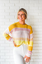 Load image into Gallery viewer, Stripe A Pose Lightweight Sweater
