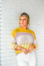 Load image into Gallery viewer, Stripe A Pose Lightweight Sweater
