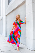 Load image into Gallery viewer, Taste The Rainbow Tiered Maxi Dress
