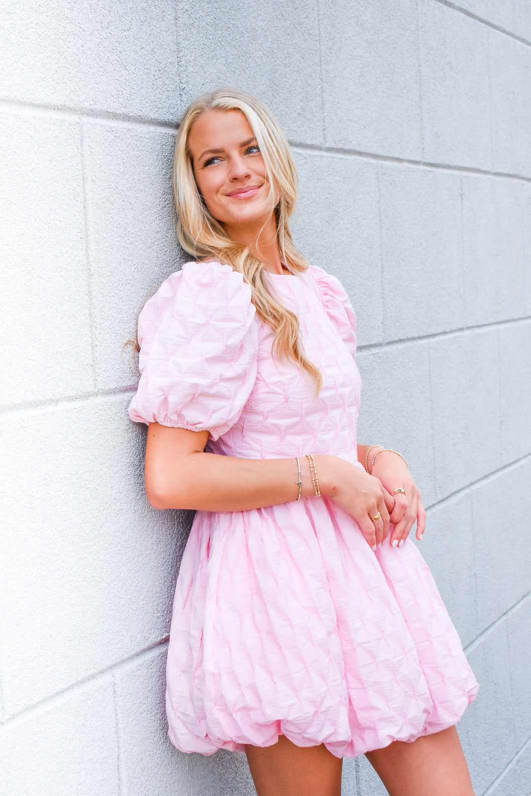 Pinking Rich Mini Dress