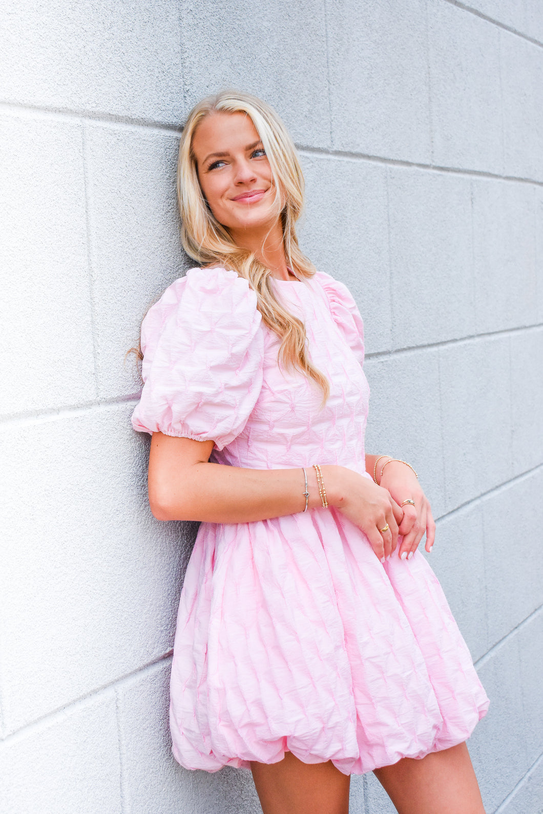 Pinking Rich Mini Dress