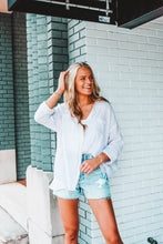 Load image into Gallery viewer, Stripe Down Collared Top
