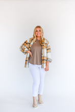Load image into Gallery viewer, Plaid&#39;s All Folks Brushed Shacket

