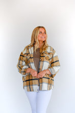 Load image into Gallery viewer, Plaid&#39;s All Folks Brushed Shacket
