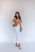 Load image into Gallery viewer, Fall Skies Color Block Sweater
