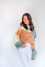 Load image into Gallery viewer, Fall Skies Color Block Sweater

