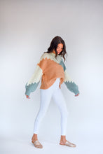 Load image into Gallery viewer, Fall Skies Color Block Sweater
