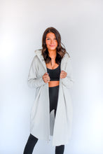 Load image into Gallery viewer, Open Front Longline Hoodie Cardigan
