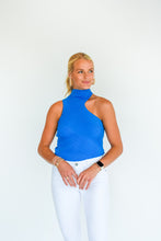 Load image into Gallery viewer, Love Me Blue Asymmetrical Top
