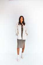 Load image into Gallery viewer, Leather Forget You Shacket
