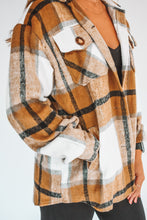 Load image into Gallery viewer, Plaid&#39;s All Folks Brushed Shacket
