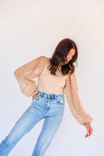 Load image into Gallery viewer, That&#39;s Taupe Balloon Sleeve Top
