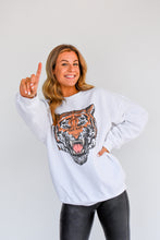 Load image into Gallery viewer, Hear Me Roar Tiger Graphic Sweatshirt

