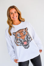 Load image into Gallery viewer, Hear Me Roar Tiger Graphic Sweatshirt
