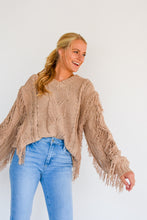 Load image into Gallery viewer, Time For Fringe Sweater
