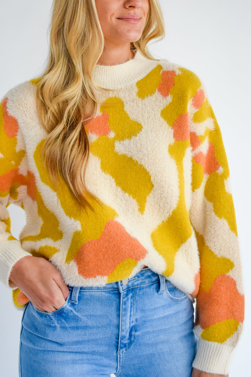 Hibernation Mode Abstract Sweater