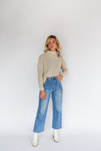 Load image into Gallery viewer, Life Is A Cream Turtleneck Sweater
