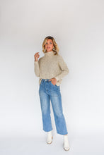 Load image into Gallery viewer, Life Is A Cream Turtleneck Sweater
