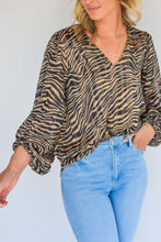 Load image into Gallery viewer, Wild About You Animal Print Blouse
