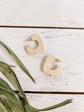 Load image into Gallery viewer, Binky &amp; Lulu Solid Square Mini Hoop

