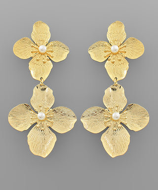 Double Flower Earrings