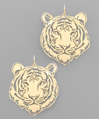 Tiger Filigree Earrings