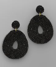 Load image into Gallery viewer, Bead Wide Oval Earrings
