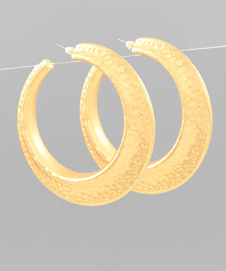 Hammered Gradual Hoops