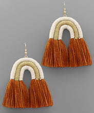 Load image into Gallery viewer, Arch &amp; Tassel Earrings
