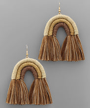 Load image into Gallery viewer, Arch &amp; Tassel Earrings
