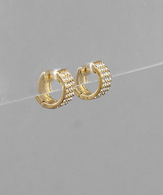 Mini Crystal Huggie Hoops