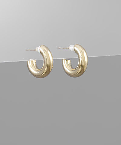 Brass Chunky Hoops