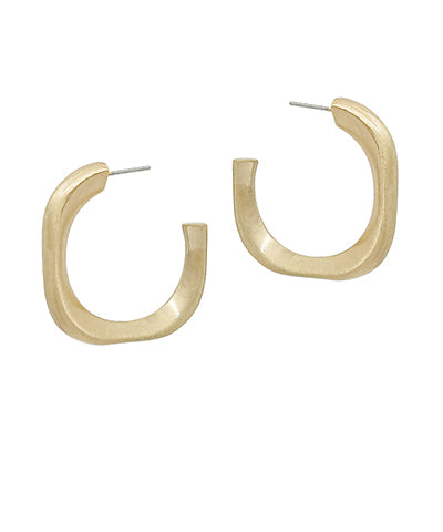Square Geometrical Shape Hoops