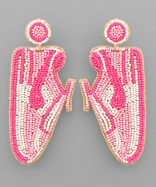 Sneakers Bead Earrings
