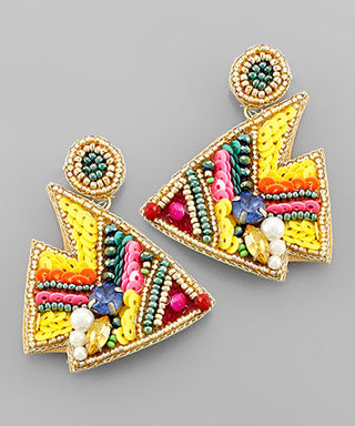 Beads Tropical Fish Earrings