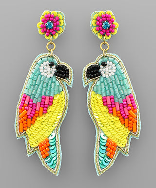 Parrot Beads Earrings