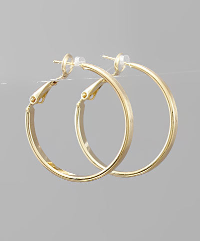 30mm Brass Hoops