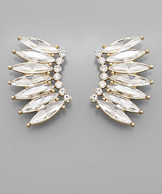 Glass Wing Earrings